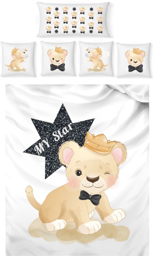 סט פנלים למיטת תינוק דגם MY STAR