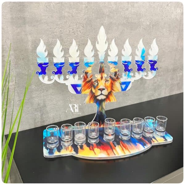⁦חנוכייה דגם עם הנצח⁩ – תמונה ⁦4⁩