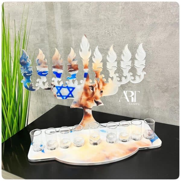 חנוכייה דגם אל תירא ישראל