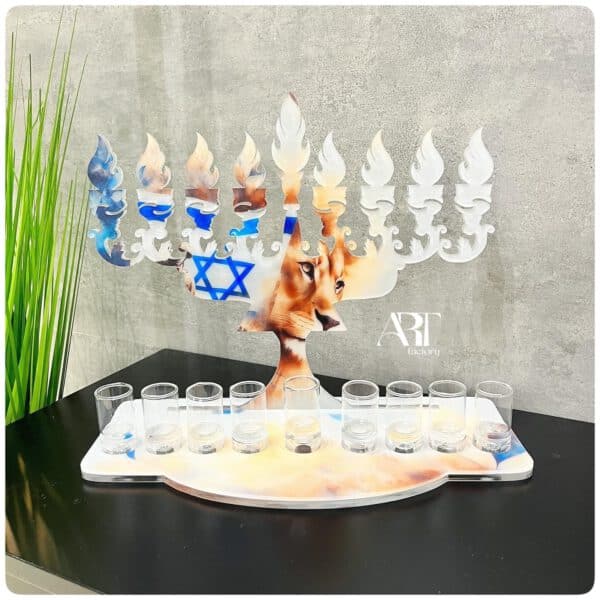 ⁦חנוכייה דגם אל תירא ישראל⁩ – תמונה ⁦3⁩
