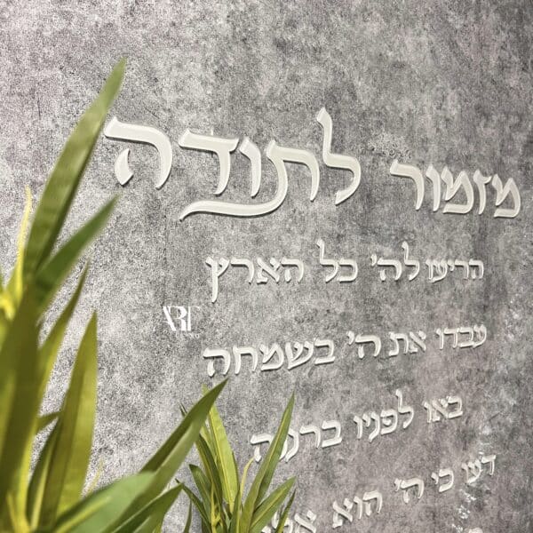 ⁦קיט מזמור לתודה דגם ארט⁩ – תמונה ⁦2⁩